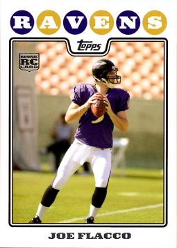 2008 Topps Joe Flacco Rookie Card