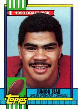 1990 Topps Junior Seau Rookie Card