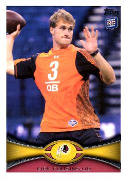 2012 Topps Football Kirk Cousins Rookie Card