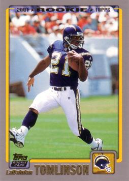 2001 Topps LaDainian Tomlinson Rookie Card