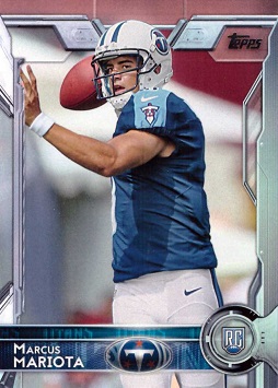 2015 Topps Football Marcus Mariota Rookie Card