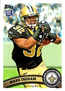 2011 Topps Mark Ingram Rookie Card