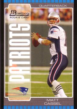 2005 Bowman Matt Cassel Rookie Card