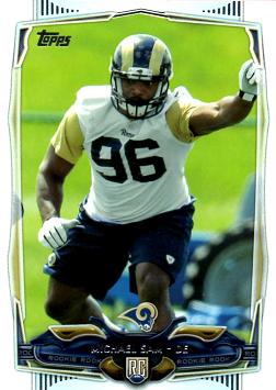 2014 Topps Football Michael Sam Rookie Card