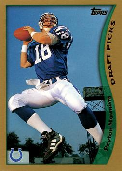 1998 Topps Football Peyton Manning Rookie Card