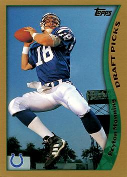 Peyton Manning Topps Rookie Card