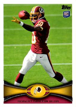 2012 Topps Robert Griffin III Rookie Card