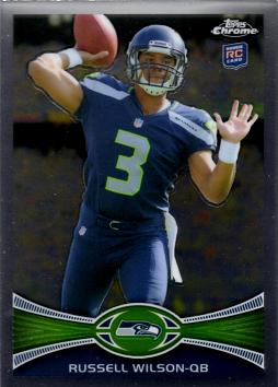 2012 Topps Chrome Russell Wilson Rookie Card