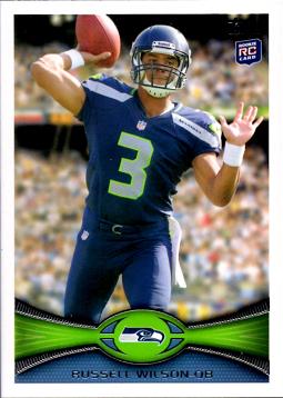 2012 Topps Football Russell Wilson Rookie Card