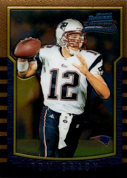 2000 Bowman Chrome Tom Brady Rookie Card