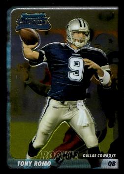 Tony Romo Bowman Chrome Rookie Card