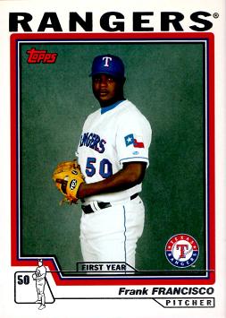 2004 Topps Traded Baseball Frank Francisco Rookie Card