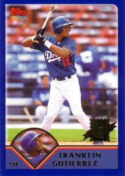 2003 Topps Franklin Gutierrez Rookie Card