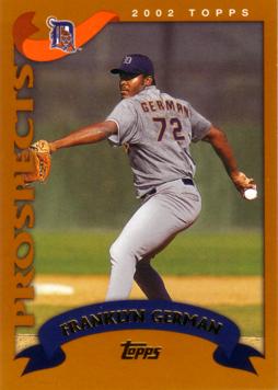 2002 Topps Traded Franklyn German Rookie Card