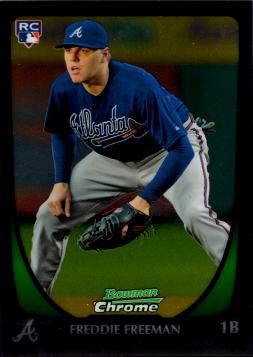 Freddie Freeman Bowman Chrome Rookie Card