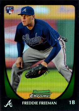 2011 Bowman Chrome Refractor Freddie Freeman Rookie Card