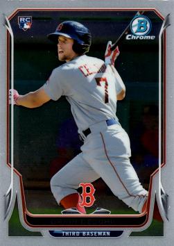 2014 Bowman Chrome Baseball Garin Cecchini Rookie Card