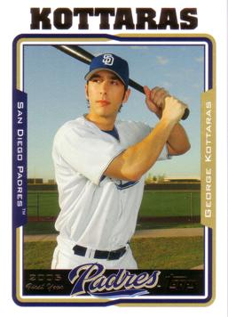 2005 Topps Update George Kottaras Rookie Card