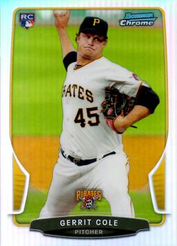 2013 Bowman Chrome Refractor Gerrit Cole Rookie Card