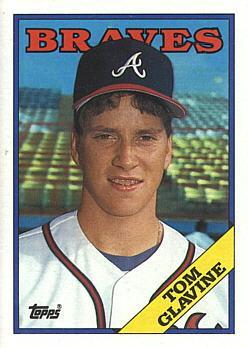 1988 Topps Baseball Tom Glavine Rookie Card