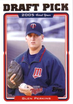 2005 Topps Glen Perkins Rookie Card