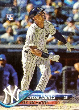 2018 Topps Update Gleyber Torres Rookie Card