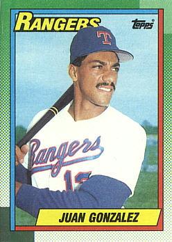 Juan Gonzalez Rookie Card