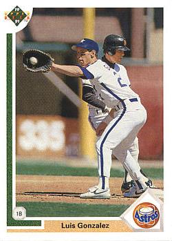 1991 Upper Deck Luis Gonzalez Rookie Card