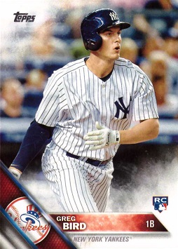 Greg Bird Rookie Card