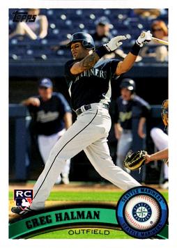 2011 Topps Greg Halman Rookie Card