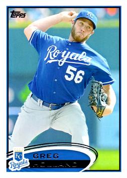 2012 Topps Baseball Greg Holland Rookie Card