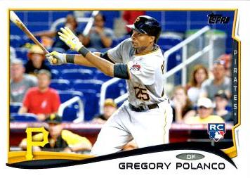 2014 Topps Update Baseball Gregory Polanco Rookie Card