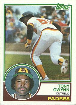 1983 Topps Tony Gwynn rookie card