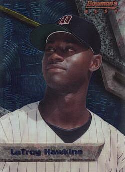 1994 Bowman's Best LaTroy Hawkins Rookie Card