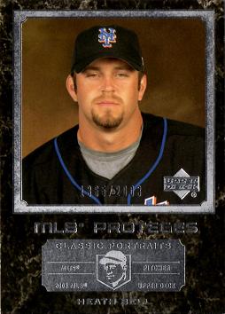 2003 UD Classic Portraits Heath Bell Rookie Card