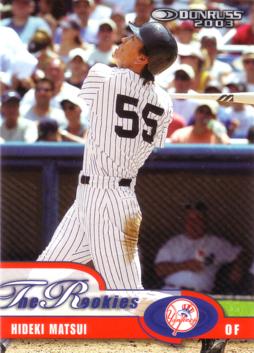 2003 Donruss the Rookies Hideki Matsui Rookie Card