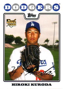 2008 Topps Hiroki Kuroda Rookie Card