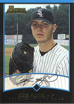 2001 Bowman Draft Picks Kris Honel Rookie Card