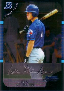 Ian Kinsler Bowman Chrome Rookie Card