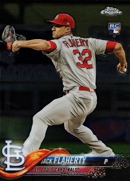 Jack Flaherty Topps Update Chrome Rookie Card