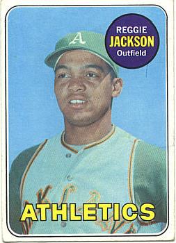 1969 Topps Reggie Jackson Rookie Card