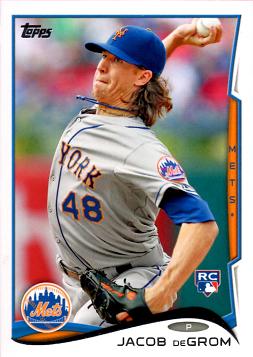 2014 Topps Update Baseball Jacob deGrom Rookie Card