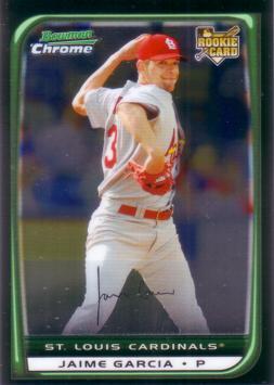 2008 Bowman Chrome Jaime Garcia Rookie Card