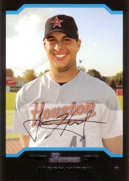 2004 Bowman Jason Hirsh Rookie Card