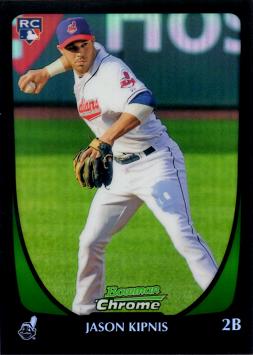 2011 Bowman Chrome Refractor Jason Kipnis Rookie Card