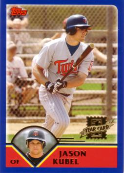 2003 Topps Traded Jason Kubel Rookie Card