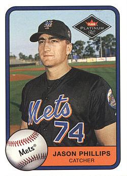 2001 Fleer Platinum Jason Phillips Rookie Card