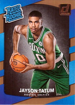 2017-18 Panini Donruss NBA Basketball Jayson Tatum Rookie Card