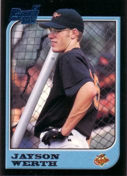 1997 Bowman Jayson Werth Rookie Card