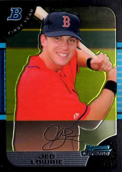 2005 Bowman Chrome Draft Picks Jed Lowrie Rookie Card